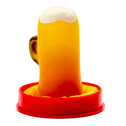 CONDOMERIE - PRESERVATIVI NOVITÀ DIPINTI A MANO BICCHIERE DI BIRRA