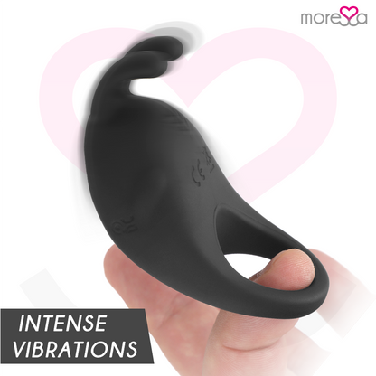 MORESSA - BRAD PREMIUM SILICONE RICARICABILE NERO