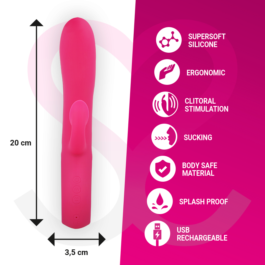 MORESSA - DUSTIN ASPIRAZIONE CLITORIDEA E VIBRAZIONE POTENTE SILICONE PREMIUM RICARICABILE