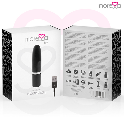 MORESSA - IVY VIBRATORE STIMOLATORE DA VIAGGIO NERO