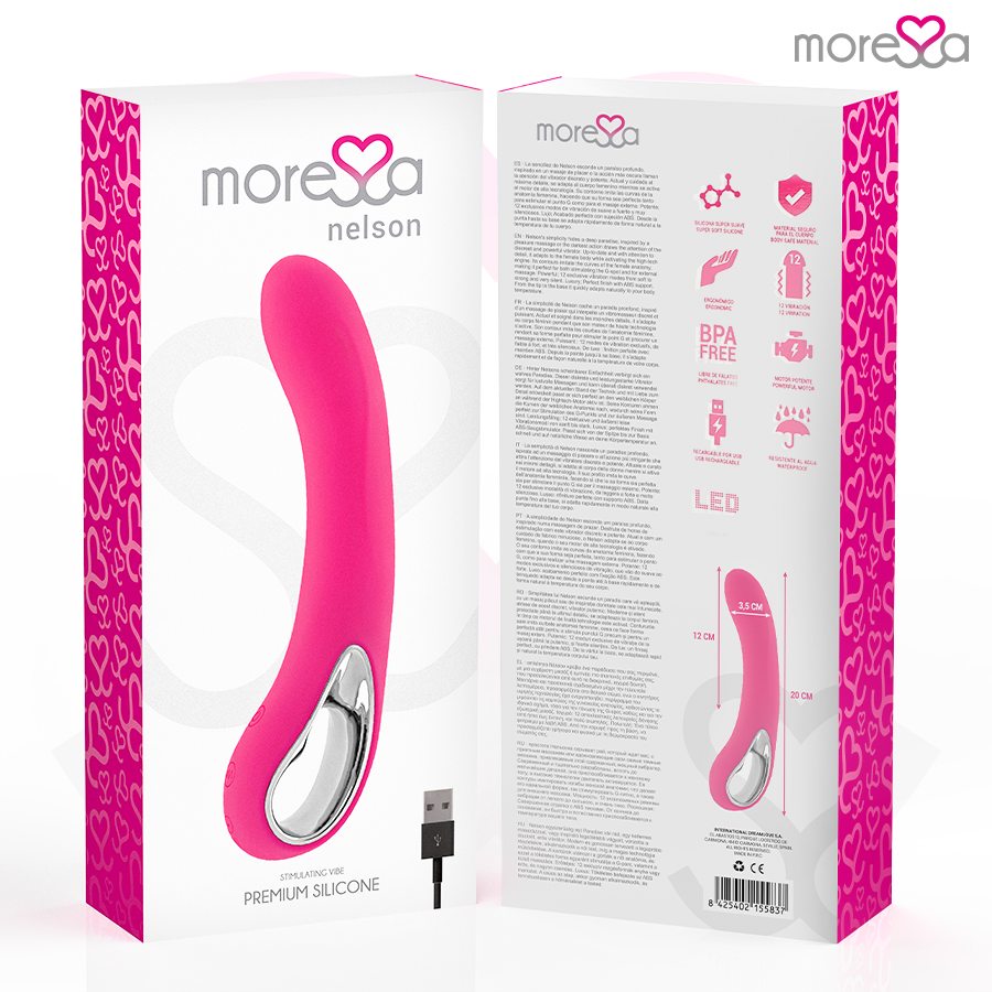 MORESSA - NELSON PREMIUM SILICONE RICARICABILE