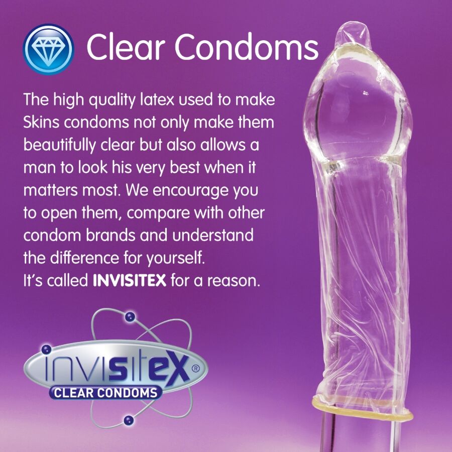 SKINS - PRESERVATIVI EXTRA LARGE PREMIUM CONFEZIONE DA 4