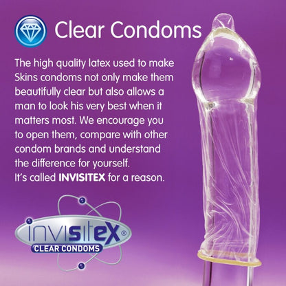 SKINS - PRESERVATIVI EXTRA LARGE PREMIUM CONFEZIONE DA 4