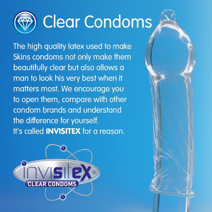 SKINS - PRESERVATIVI NATURALI PREMIUM CONFEZIONE DA 4