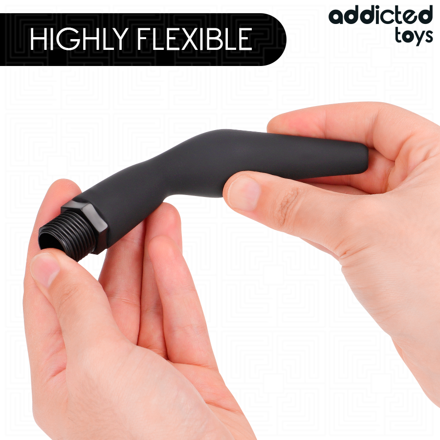 ADDICTED TOYS - PULITORE ANALE CON ADATTATORE UNIVERSALE MODELLO 2