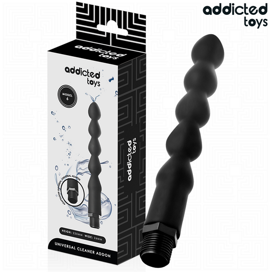 ADDICTED TOYS - PULITORE ANALE CON ADATTATORE UNIVERSALE MODELLO 6