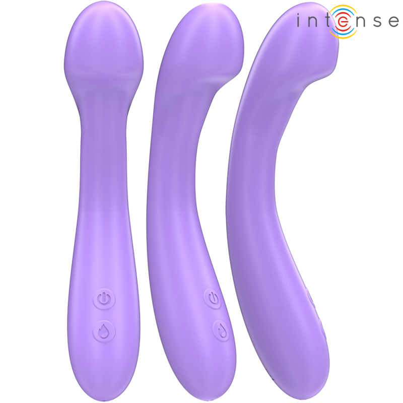 INTENSE - VIBRATORE BECKY 19 CM RISCALDABILE 7 VIBRAZIONI VIOLA