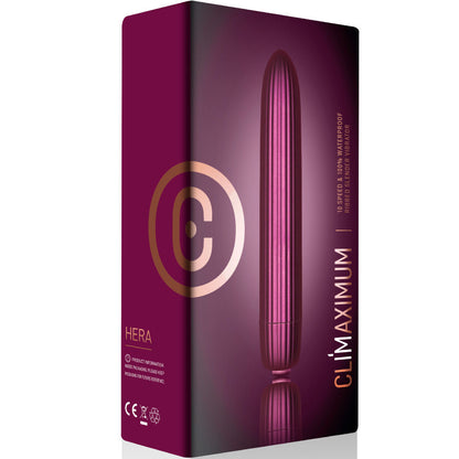 CLIMAXIMUM - VIBRATORE A PROIETTILE TESTURIZZATO HERA