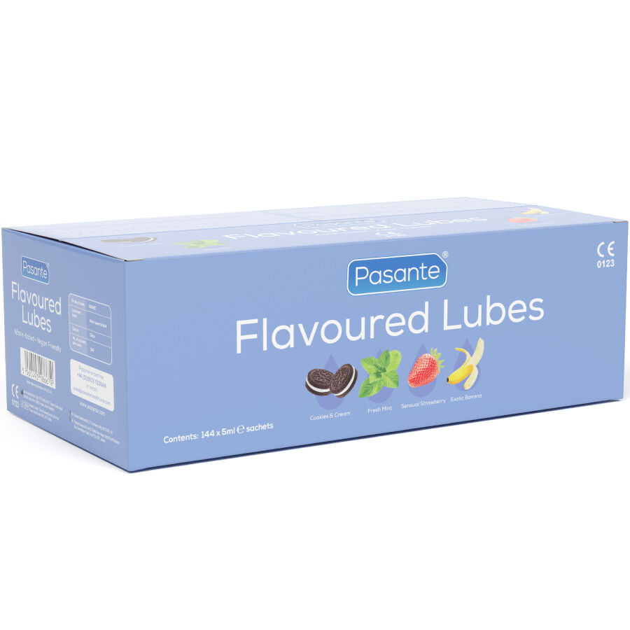 PASANTE - LUBRIFICANTI AROMATIZZATI SCATOLA 144 UNITÀ 5 ML