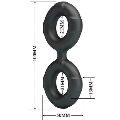 CRAZY BULL - RADWAN DOPPIO ANELLO IN SILICONE MODELLO 19