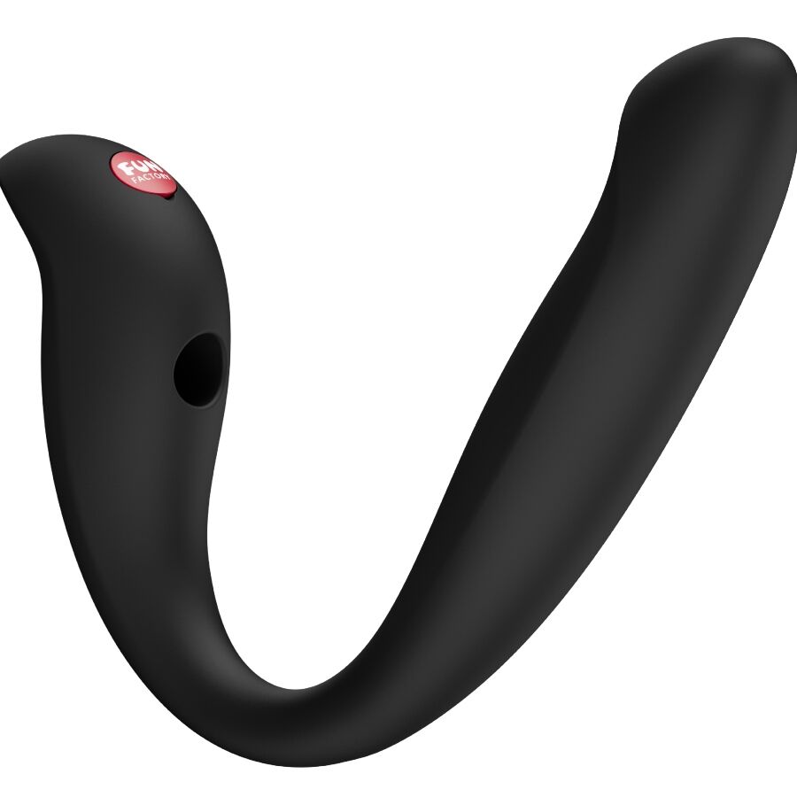FUN FACTORY - VELOCE VIBRATORE A DOPPIO IMPULSO D'ARIA INSERIBILE NERO