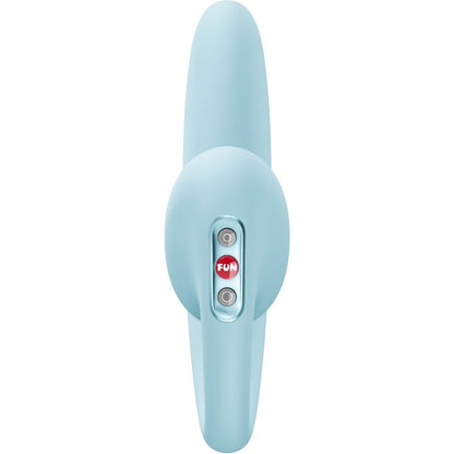 FUN FACTORY - VIBRATORE A DOPPIO IMPULSO D'ARIA INSERIBILE CRESCENDO BLU GHIACCIO