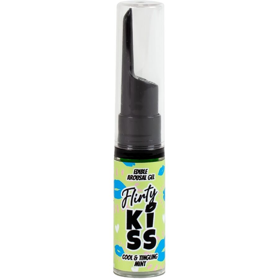 SECRETPLAY - GEL PER BACI CIVATRICI CON EFFETTI SESSUALI ORALI FRAGOLA E MENTA 2 x 8 GR