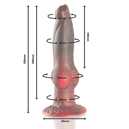 EPIC - PROMETHEUS DILDO TITAN IN FIAMME TELECOMANDO RICARICABILE