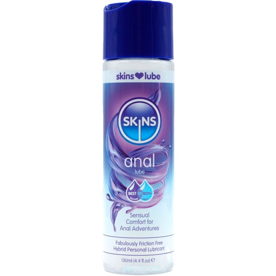 SKINS - LUBRIFICANTE ANALE IBRIDO A BASE DI ACQUA E SILICONE 130 ML