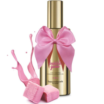 BIJOUX - BUBBLE GUM 2·IN·1 GEL PROFUMATO PER MASSAGGIO E INTIMO 100 ML