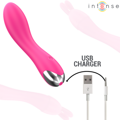 INTENSE - VIBRATORE CHER CON 20 MODALITÀ E TESTINE INTERCAMBIABILI
