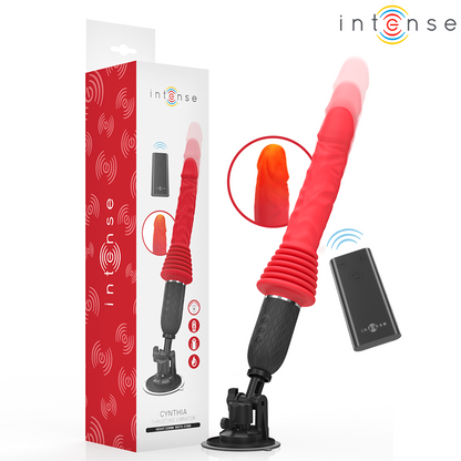 INTENSE - CYNTHIA VIBRATORE A SPINTA CON TELECOMANDO E CALORE