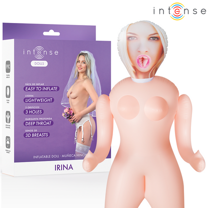 INTENSE DOLLS - IRINA BAMBOLA GONFIABILE CON TRE ORIFIZI