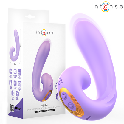 INTENSE - STIMOLATORE CLITORIDEO A DOPPIA VIBRAZIONE MERYL