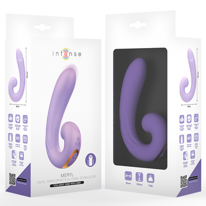 INTENSE - STIMOLATORE CLITORIDEO A DOPPIA VIBRAZIONE MERYL