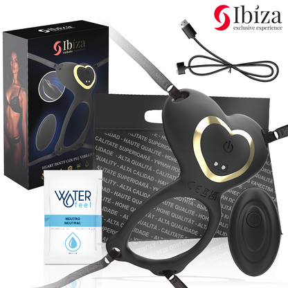 IBIZA - VIBRATORE DI COPPIA CON TELECOMANDO A CUORE