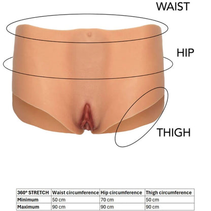 DESIDERIO NASCOSTO - ALTER EGO APERTO VAGINA E CULO SLIP VITA MEDIA CARNE