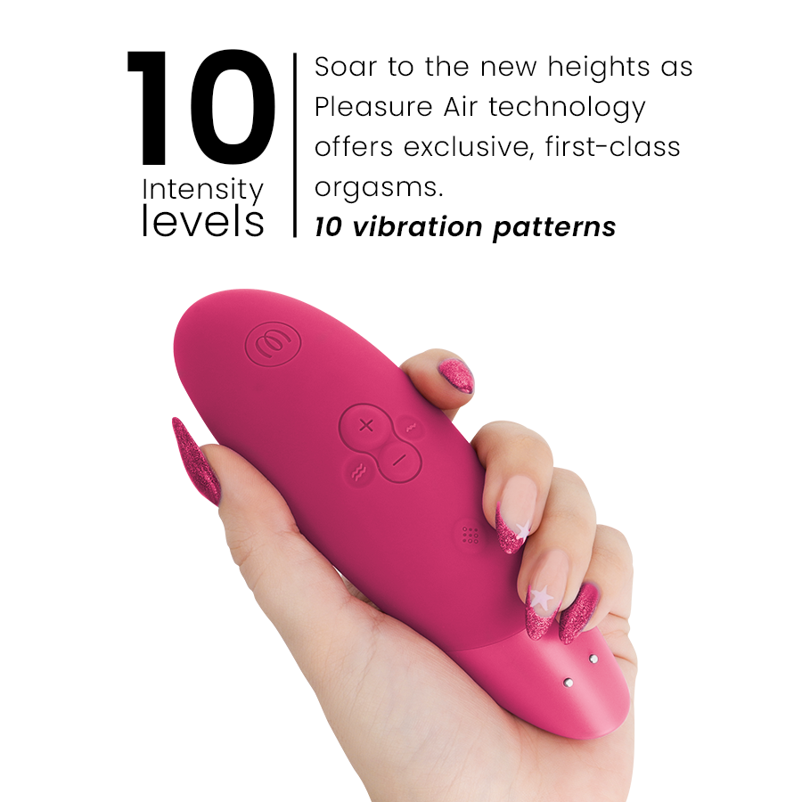 WOMANIZER - STIMOLATORE CLITORIDEO ROSA VIBRANTE