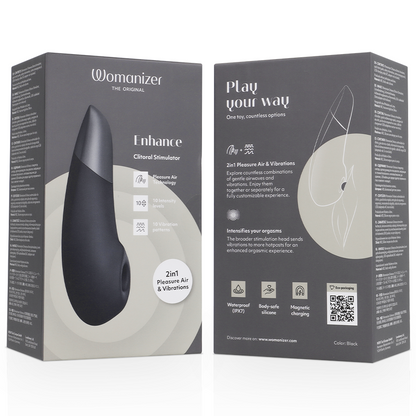 WOMANIZER - STIMOLATORE CLITORIDEO ENHANCE NERO