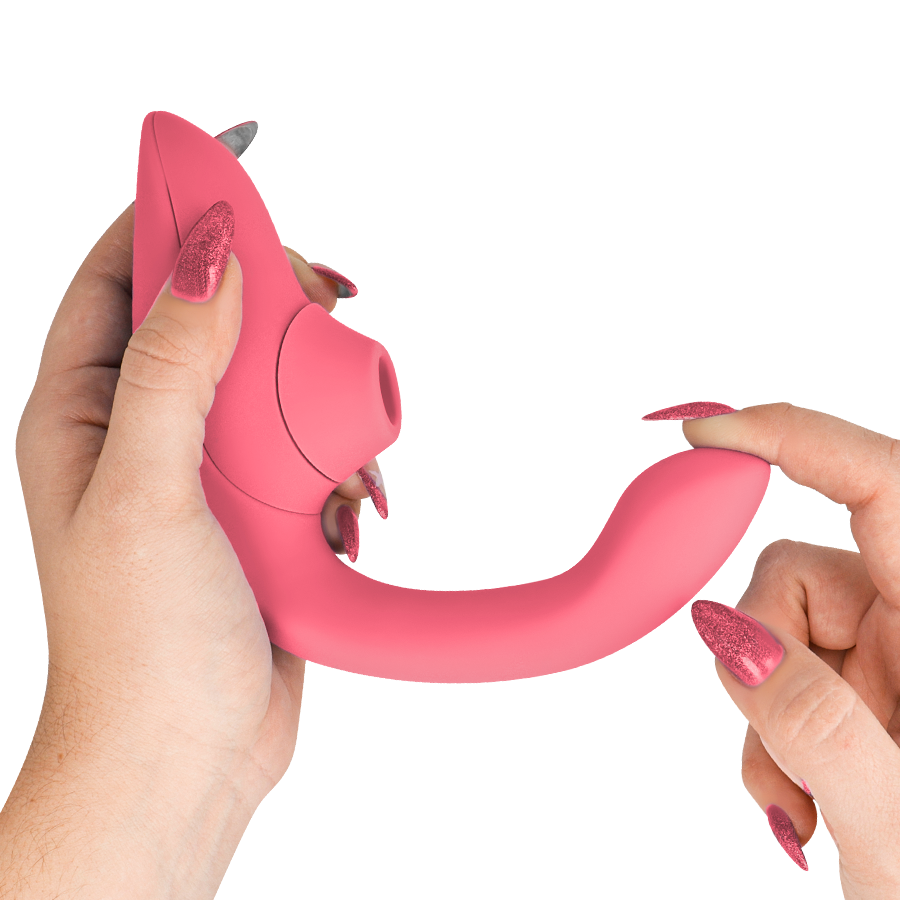 WOMANIZER - VIBRATORE STIMOLATORE CONIGLIO BLEND VIBRANT ROSE