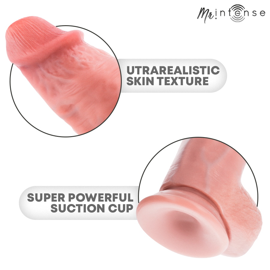 MR INTENSE - PICCOLO SPENCER DILDO IN SILICONE 19 CM -Ø- 4,5 CM