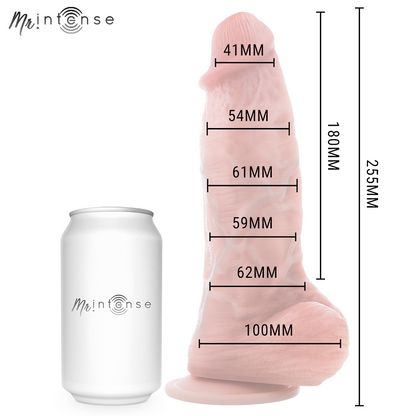 MR INTENSE - DILDO IN SILICONE SPENCER CON PENE GRANDE 25,5 CM -Ø- 6,2 CM