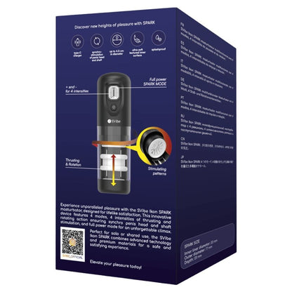 SNAIL VIBE - MASTURBATORE IKON SPARK A SPINTA E ROTAZIONE