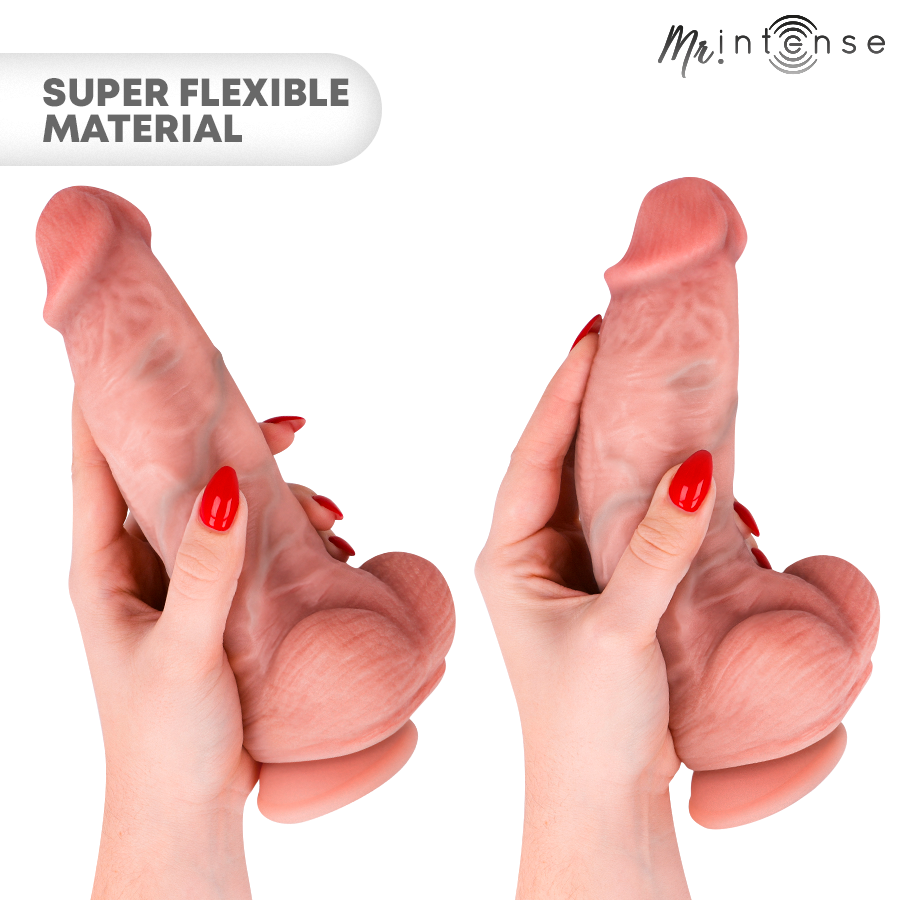 MR INTENSE - DILDO IN SILICONE SPENCER MEDIO 23 CM -Ø- 5,7 CM