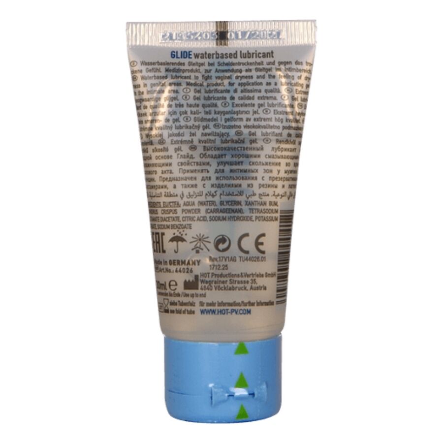 HOT - GLIDE LIQUID PLEASURE LUBRIFICANTE A BASE D'ACQUA 30 ML