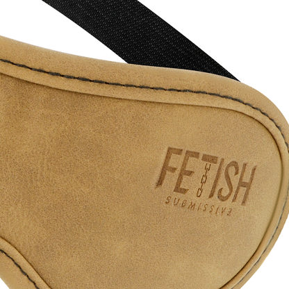 FETISH SUBMISSIVE ORIGIN - MASCHERA IN PELLE VEGANA CON FODERA IN NEOPRENE
