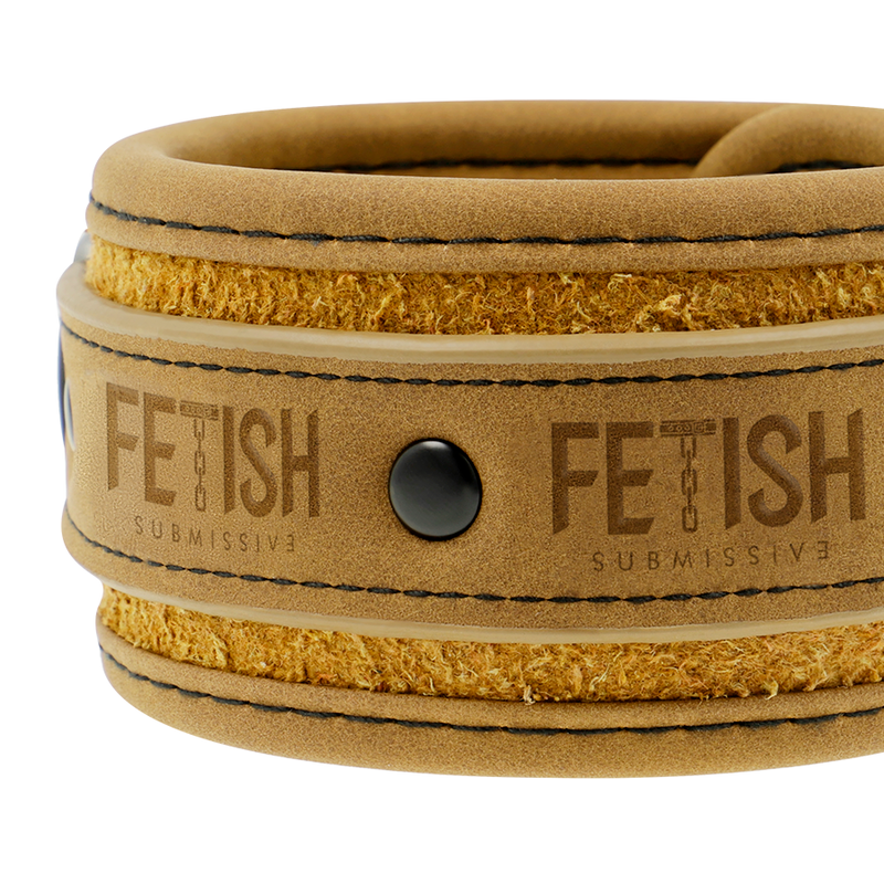 FETISH SOTTOMESSA ORIGINE - FODERA IN NEOPRENE MANICOTTI PER CAVIGLIA IN PELLE VEGANA